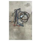 PRY BARS, GAMBREL, SAW, SEWER SNAKE, HOSES