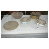 PYREX, CORNING WARE, GLASSWARE