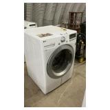 LG FRONT LOAD CLOTHES WASHER, MATCHES LOT 418