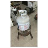 PROPANE BURNER AND EMPTY TANK