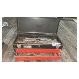 2 DRAWER TOOLBOX, SOME CONTENTS