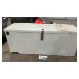 DELTA STEEL BOX, 32 INCHES LOND12 INCHES TALL