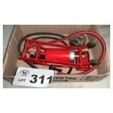 FOOT PUMP, VACUUM GAUGE