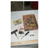 TIRE REPAIR TOOLS, VALVE STEMS, AUTO FUSES