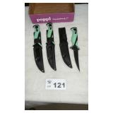 KNIVES WITH SHEATHS