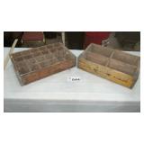 PEPSI AND DOUBLE COLA CRATES