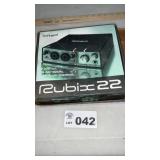 RUBIX 22 USB AUDIO INTERFACE, NIB