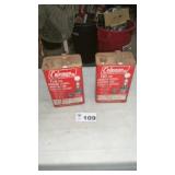 COLEMAN FUEL, PARTIAL CANS