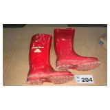 RUBBER BOOTS, SIZE 7