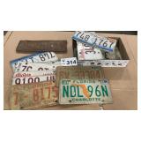 LICENSE PLATES