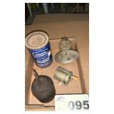 CARBIDE LIGHT, CARBIDE, FISHING REEL, OILCAN