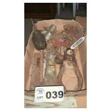 TURNBUCKLE, HORSESHOE, BRACKETS, OIL CAN