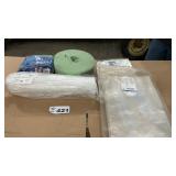 FOAM TAPE, ALUMINUM LINED PLASTIC BAGS, CLEAR
