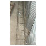 GRAIN BIN LADDER, STEEL., 10 FOOT