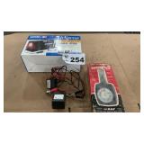 PORTABLE TIRE INFLATER, NIB, COMPRESSION TESTER,