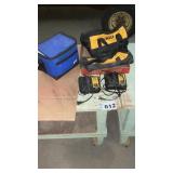 DEWALT CHARGERS, DEWALT BAGS, SM COOLER