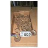 2 CHAINS, 7 FEET, 1 HOOK