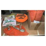 LIFE JACKETS, HEAT A SEAT, MUSHROOM BAGS