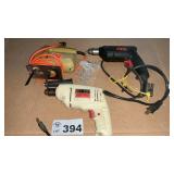 BLACK AND DECKER JIG SAW, 2 SKIL DRILLS