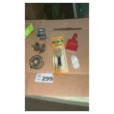 FISHING REELS, FROG GIG, SHARPENERS