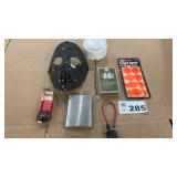 MASK, TARGET SPOTS, FLASK, GUN LOCK