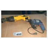 DEWALT 20 VOLT RECIPROCAL SAW, no battery, 1/2