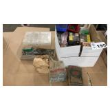 BOX FULL HARDWARE, NAILS,BOLTS,ETC.