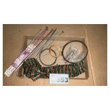 KNITTING NEEDLES, HOOPS