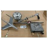 CAR SPOTLIGHT, HOOD ORNAMENT, AM RADIO