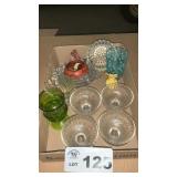 DESERT CUPS, GREENVILLE COLLEGE GOBLET, OTHER