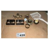 FAUCET VALVE, GAS CAPS, PLASTIC HANDLES, SCOOP