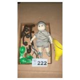 DOLL, FUNNEL, BELLS, SCISSORS