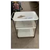 METAL MICROWAVE CART