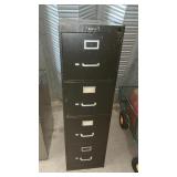 4 DRAWER METAL FILING CABINET