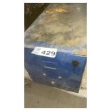 SINGLE DRAWER FILE CABINET, 25 x 14 x 16