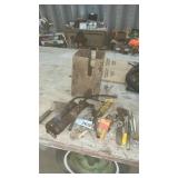 GREASE GUNS, TRAP, MONKEY WRENCH, MISC TOOLS,