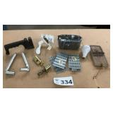 KNIFE SHARPENER, GATE HINGES, MENDING PLATES,