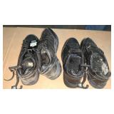 2 PAIRS MENS ATHLETIC SHOES SIZE 10 1/2