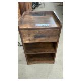 END TABLE, WITH DRAWER, 16 x 16, 25 TALL, WITH