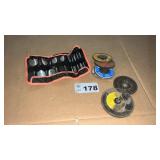 GRINDING WHEELS, SPADE BITS