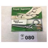 VINTAGE ROYAL SUPREME PINKING SHEARS