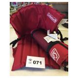 COLEMAN ROLL UP BLEACHER CHAIRS