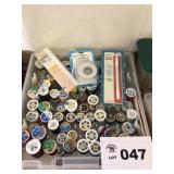 SEWING THREAD IN CONTAINER