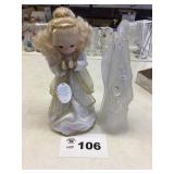 PRECIOUS MOMENT DOLL AND MARY/JOSEPH/BABY JESUS