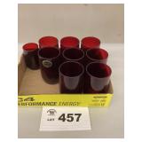 RUBY RED TUMBLERS