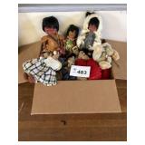 STUFFED BEARS, NATIVE AMERICAN DOLLS, RABBIT