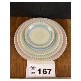 MACBETH PASTEL RING CREMAX PETALWARE 1930'S ERA