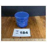 LONGABERGER CROCK WITH LID - BLUE
