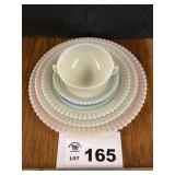 MACBETH PASTEL RING CREMAX PETALWARE 1930'S ERA