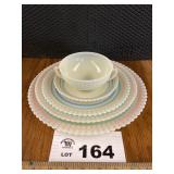 MACBETH PASTEL RING CREMAX PETALWARE 1930'S ERA